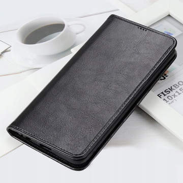 Schützende Flip-Leder-Brieftasche Alogy Wallet Case Handyhülle für Samsung Galaxy A34 5G Schwarz