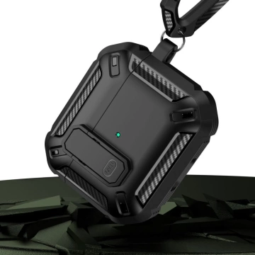Etui X-Carbo für Apple AirPods Pro 1 / 2 Schwarz