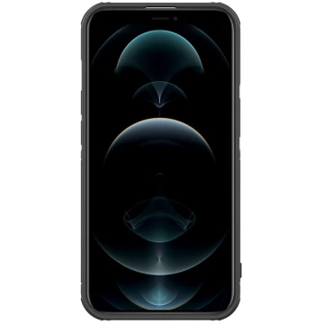 Nillkin Cyclops Case wytrzymałe etui z osłoną na aparat i składaną podstawką iPhone 13 czarny