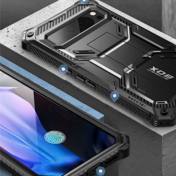 Google Pixel 9 Pro XL Supcase ArmorBox Schwarze Schutzhülle