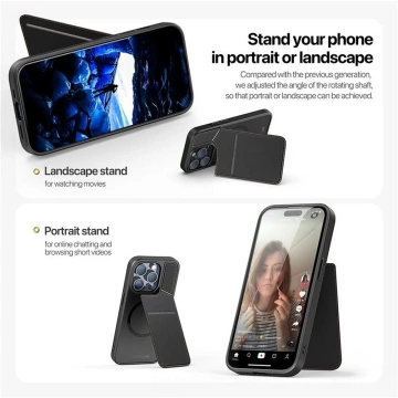 DUX DUCIS Rafi II Mag-Hülle – Rückseite mit Ständer, kompatibel mit MagSafe für iPhone 14 Pro