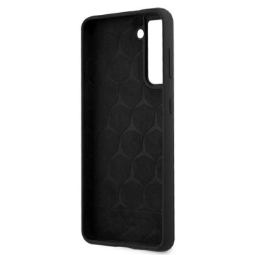 Etui Mercedes MEHCS21SSILBK für Samsung Galaxy S21 G991 Hardcase Silicone Line