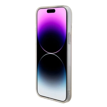 Etui Guess GUHMP15XHITSP für iPhone 15 Pro Max 6,7" rot/rosa Hardcase IML Iridescent MagSafe