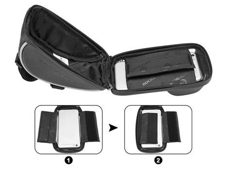 Pouch Fahrradtasche Handyhalter RockBros 010-4BK Schwarz