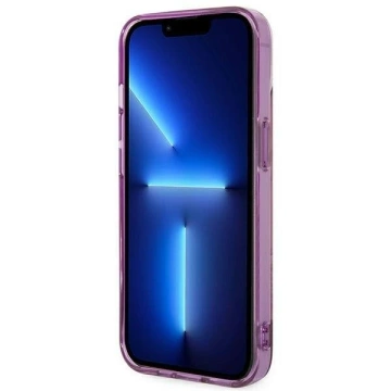 Etui Guess GUHCP14MHGJGHP do Apple iPhone 14 Plus 6,7" różowy/pink hardcase Jungle Collection