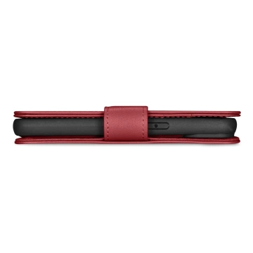 iCarer Wallet Case 2in1 Cover iPhone 14 Plus Anti-RFID Leder Flip Cover Rot (WMI14220727-RD)