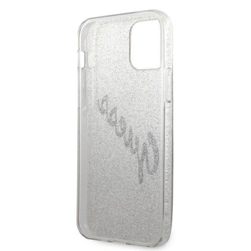 Guess GUHCP12LPCUGLSGO iPhone 12 Pro Max 6,7" złoty/gold Hardcase Glitter Gradient Script
