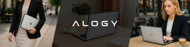 Etui ochronne do Apple Macbook Air 13 13.6" M2 2022 / M3 2024 / M4 2025 (A2681, A3113, A3240) Alogy MatteGuard™ obudowa Matowa Przezroczysta Biel z czarną ramką