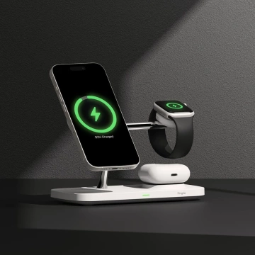 Ringke Qi2 MagSafe 3in1 Ladegerät für iPhone Apple Watch AirPods