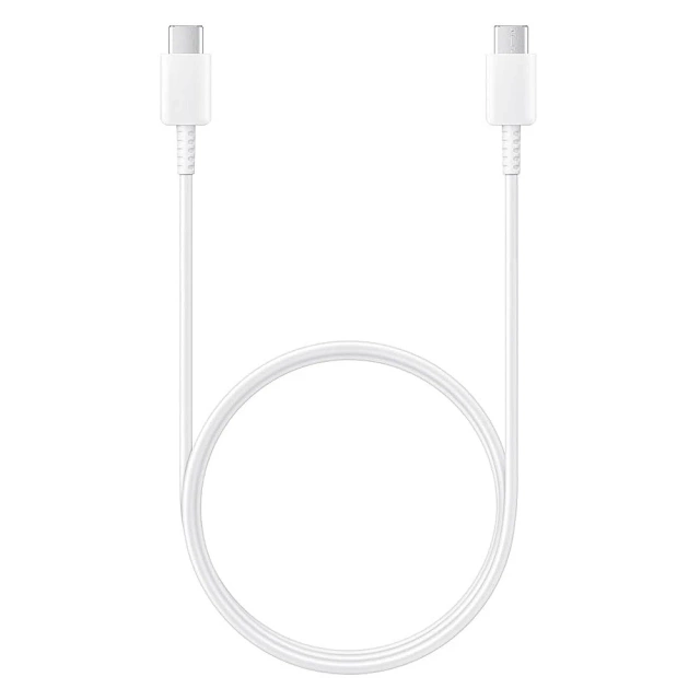 ECOBOX USB Typ-C auf Typ-C Kabel 3A 1m Weiß PD Schnellladen