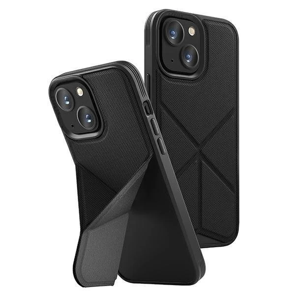 UNIQ Hülle Transforma iPhone 13 6.1" schwarz / ebenholzschwarz MagSafe
