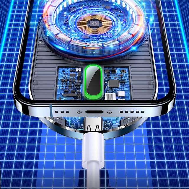 Uchwyt samochodowy na telefon ładowarka indukcyjna QI USAMS Magnetic Car Wireless Charging 15W do kratki (US-CD170)