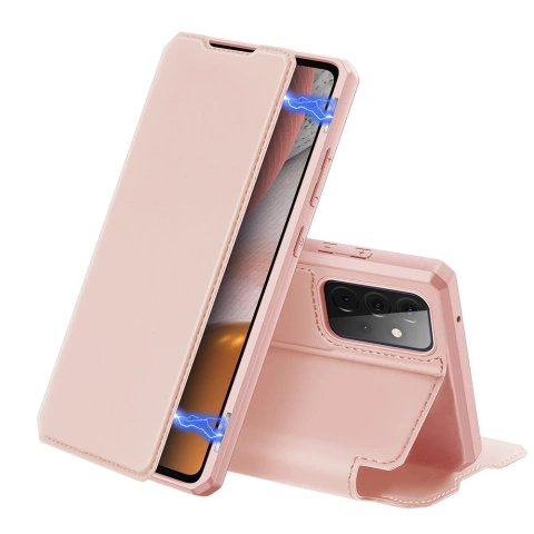 DUX DUCIS Skin X Holster Cover mit Flip Cover für Samsung Galaxy A72 4G rosa