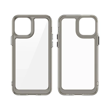 Outer Space Case für iPhone 12 Hardcover mit Gelrahmen blau