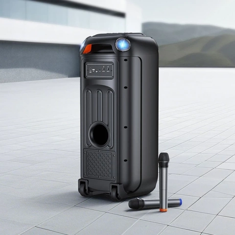 HOCO HA13 Max Karaoke-Set 60W, RGB LED, 2× kabellose TWS-Mikrofone