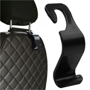 Kleiderbügelhalter Autohaken für Sitzkopfstütze Auto-Organizer-Haken Alogy Car 1 Stück Schwarz