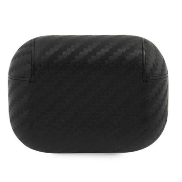 BMW Kopfhörer Schutzhülle für AirPods Pro Cover schwarz/schwarz PU Carbon M Collection