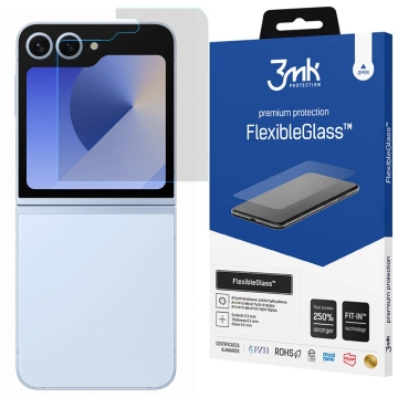 Hybridglaskombination aus Glas und Folie 3mk FlexibleGlass für den Telefonschutz des Samsung Galaxy Z Flip 6