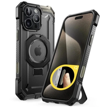 Etui Supcase UB Grip Mag Magsafe für iPhone 16 Pro Schwarz