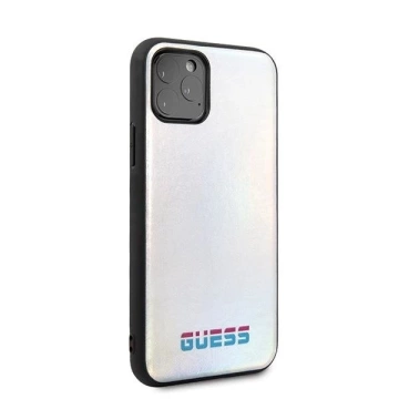 Guess GUHCN58BLD iPhone 11 Pro srebrny /silver Hard Case Iridescent