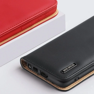 Dux Ducis Hivo Schutzhülle für Samsung Galaxy S23 Plus Flip Cover Wallet Stand RFID Blocker rot