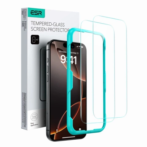 Szkło Hartowane ESR Tempered Glass 2-Pack do iPhone 16 Pro Clear