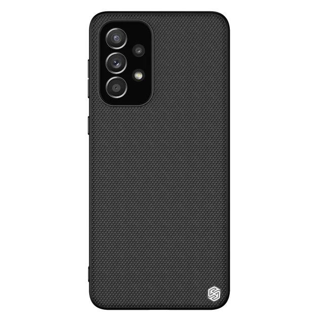 Nillkin Textured Case Strapazierfähige, verstärkte Hülle mit Gelrahmen und Nylon auf der Rückseite für Samsung Galaxy A33 5G schwarz