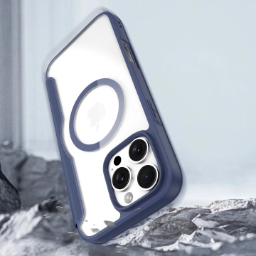 iPhone 16 Pro Dux Ducis Skin X Pro MagSafe Hülle Blau