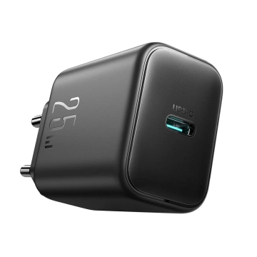 Joyroom USB-C 25W SFC / PPS / PD Netzwerkladegerät - Schwarzes USB-C / USB-C-Kabel 1 m