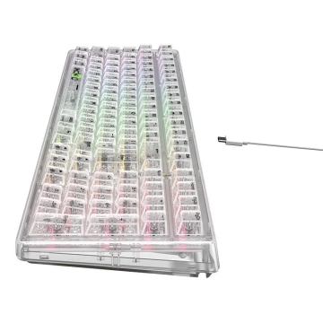 Havit KB875L mechanische Gaming-Tastatur, transparent