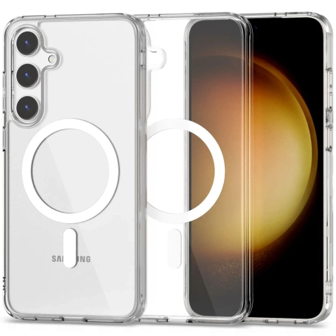 Hülle Flexair Hybrid Magsafe für Samsung Galaxy S24 Clear
