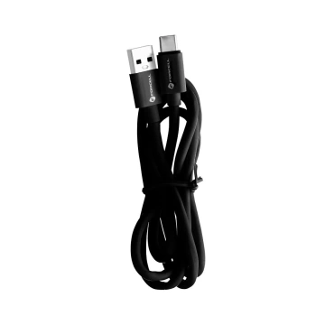 USB-A-auf-USB-C-Kabel Forcell 3.0 QC 3A 1 m TPE Fast Tube Schwarz