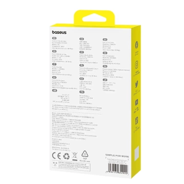 Kabel Baseus Pudding 100W USB-A – USB-C 2 m fioletowy