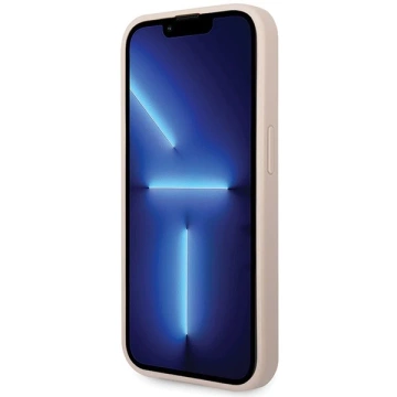 Guess GUHCP15L4GMGPI Hülle für iPhone 15 Pro 6,1" rosa/rosa Hardcase 4G Big Metal Logo