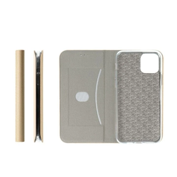 SENSITIVE Book Case für Samsung Galaxy S25 Plus Gold Stand