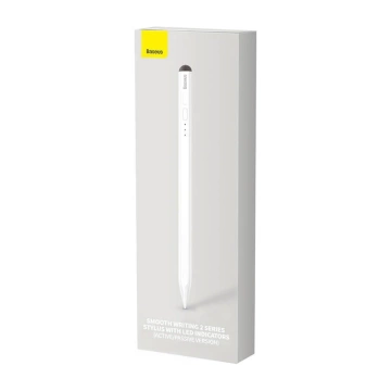 Baseus Stylus aktiver passiver Eingabestift mit Batterieanzeige (weiß)
