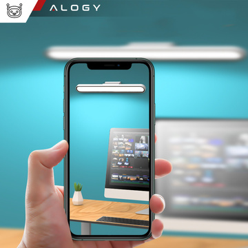 Lampe Alogy Magnetische LED-Leuchte, magnetische Unterschrank-LED-Streifenlampe, Möbelbeleuchtung an der Wand mit Magnet für die Küche, Zimmer, Garderobe, Weiß