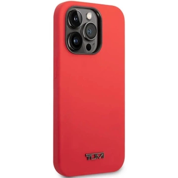 Etui na telefon Tumi Liquid Silicone hardcase do iPhone 14 Pro czerwony/red