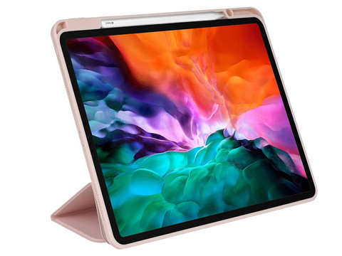 Magnetisches 2in1 Alogy Magnetisches Federmäppchen für Apple iPad Air 4 2020/5 2022 Rosa Glas