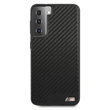 Etui BMW BMHCS21MCABBK für Samsung Galaxy S21 Plus G996 Hardcase M Collection PU Carbon