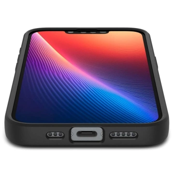 Etui für iPhone 16e Spigen Liquid Air Mattschwarz