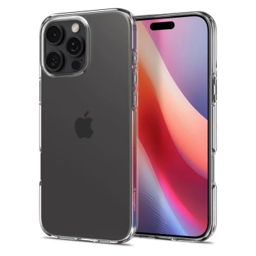 Glashülle für iPhone 16 Pro Spigen Liquid Crystal Schutzhülle für das Crystal Clear-Telefon