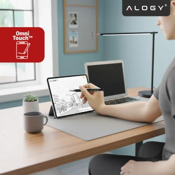 Alogy 2-in-1 kapazitiver Touch-Stift für Telefon-Tablet-Bildschirm mit Stift Schwarz