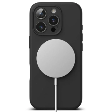 Etui magnetyczne silikonowe Ringke MagSafe do iPhone 16 Pro Czarny