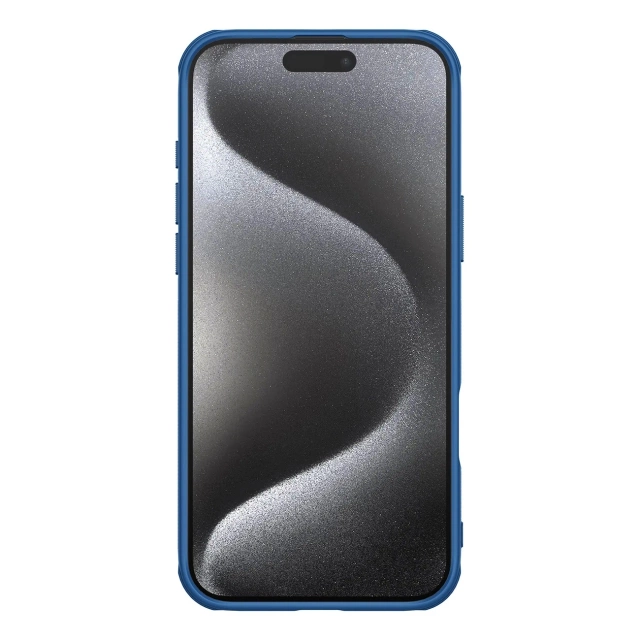 Etui do iPhone 16 Pro Nillkin Magnetic Frosted Shield Niebieskie