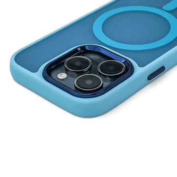 Etui Wozinsky MagSafe do Samsung Galaxy S25 Magnetic Case Niebieski