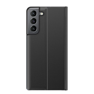 Neues Sleep Case Cover mit Standfunktion für Samsung Galaxy S22 (S22 Plus) schwarz