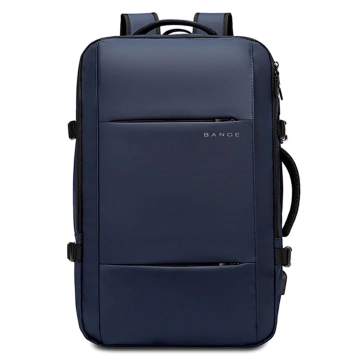 Reiserucksack Bange BackPack Business erweiterbarer Rucksack Geräumige Tasche für 17,3-Zoll-Laptop mit USB-Anschluss Schwarz