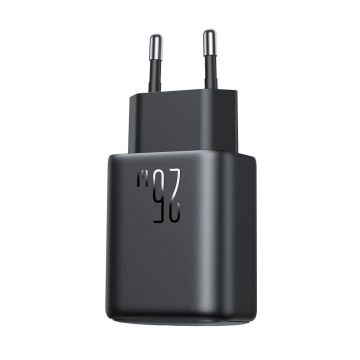 Joyroom USB-C 25W SFC / PPS / PD Netzwerkladegerät - Schwarzes USB-C / USB-C-Kabel 1 m
