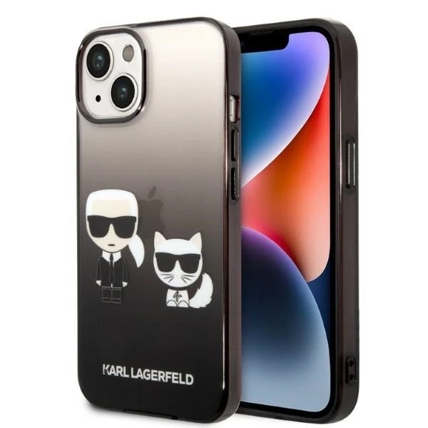 Etui Karl Lagerfeld KLHCP14STGKCK für Apple iPhone 14 6,1" Hardcase Gradient Ikonik Karl